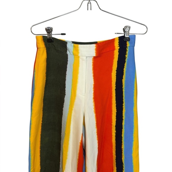 Tory Burch Fiona High Rise Wide Leg Pants 0 - Picture 7 of 16